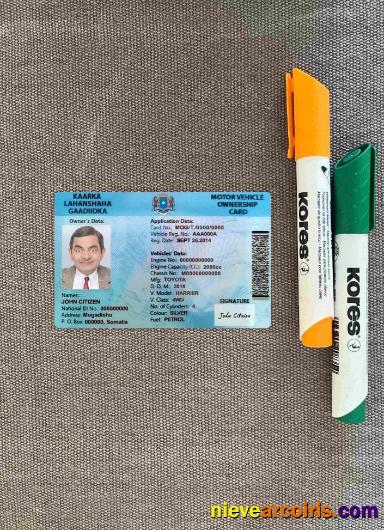 Somalia driving license photolook